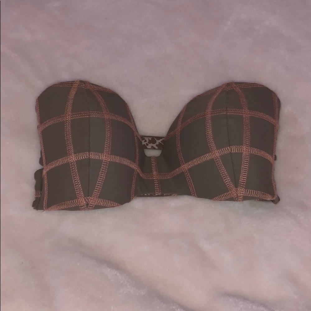 acacia bandeau stitched top